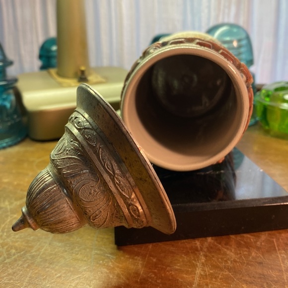 Vintage King Western Germany Beer Stein-w-Petwer Lid! - Picture 6 of 11